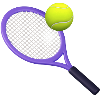 Tennis Racket and Ball